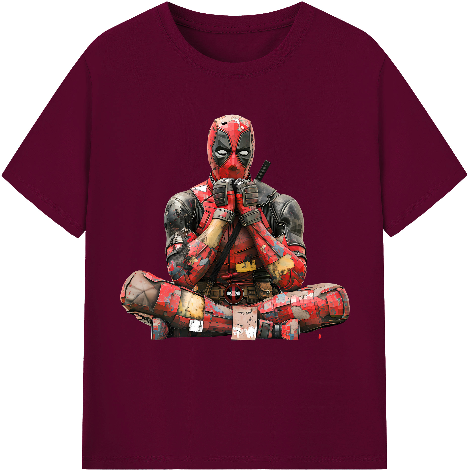 （画像用） Deadpool デッドプール レディースカジュアルプリントTシャツ（綿100％）